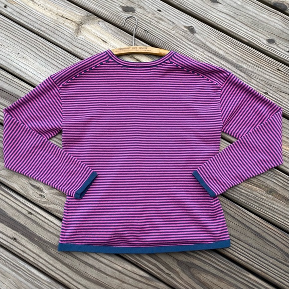 title nine Synergy Crew Neck Sweater Striped - Picture 2 of 12